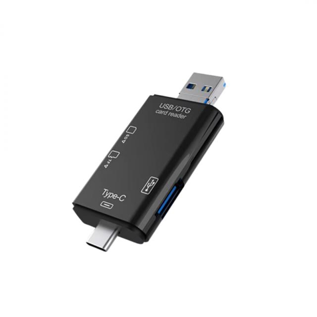 Lector de memorias Usb + Usb C