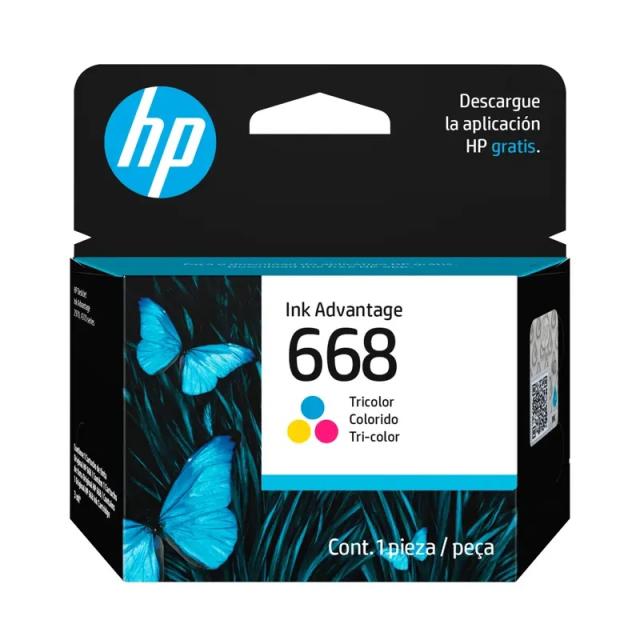 Cartucho de Tinta HP 668 Color