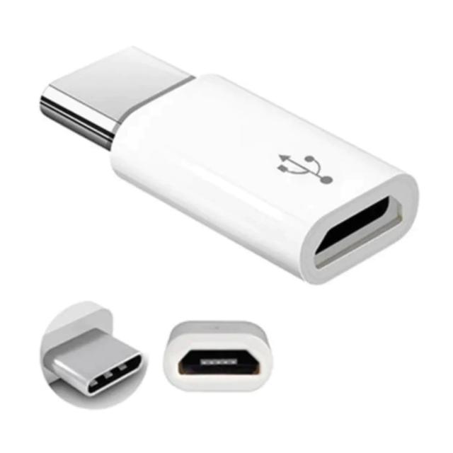 Adaptador micro usb hembra a usb tipo C macho