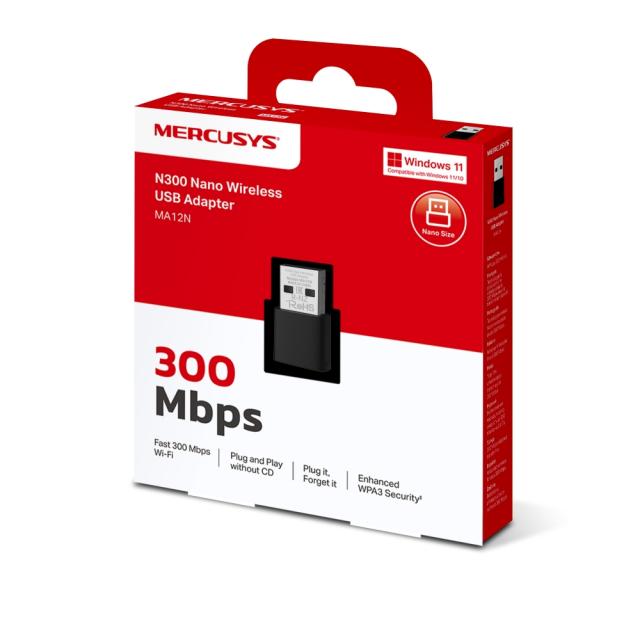 Placa de red usb wifi 300Mbps