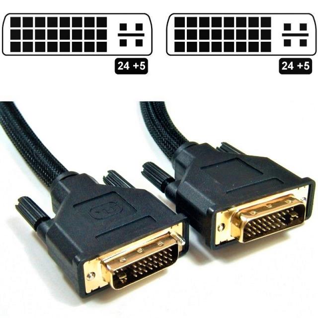 Cable dvi-i macho a dvi-i macho