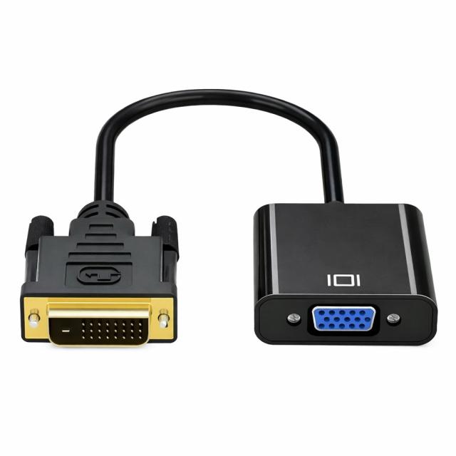 Adaptador dvi-d macho de 24+1 a vga hembra