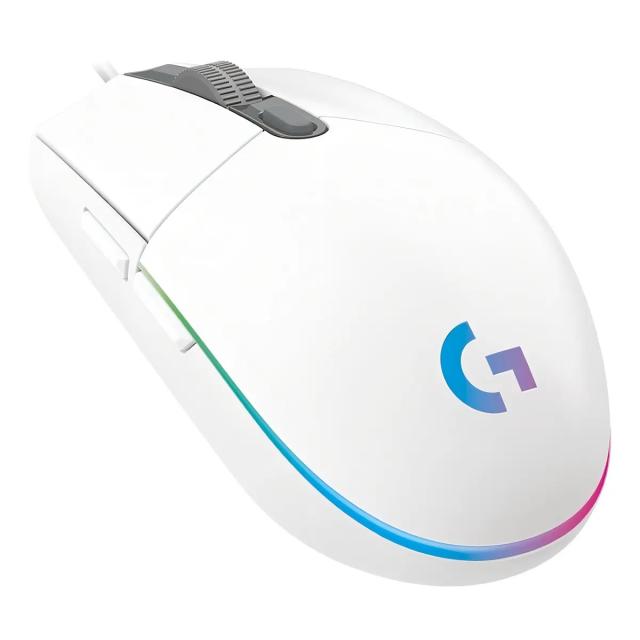 Mouse c/Cable Logitech G203 Blanco
