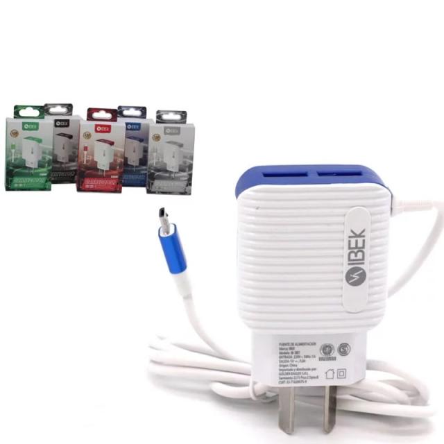 Cargador 220v a micro usb