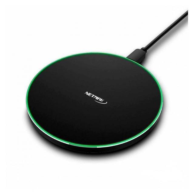 Cargador inalambrico usb Netmak 15W