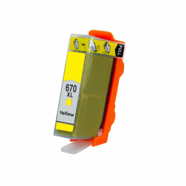 Hp 670 amarillo xl alternativo