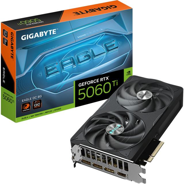 Placa de video 8GB RTX 5060 TI GIGABYTE EAGLE OC