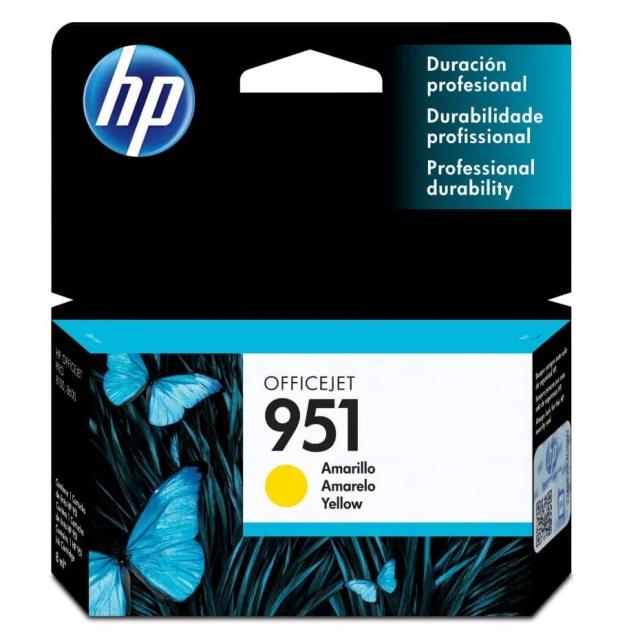 Cart. hp 951 amarillo original