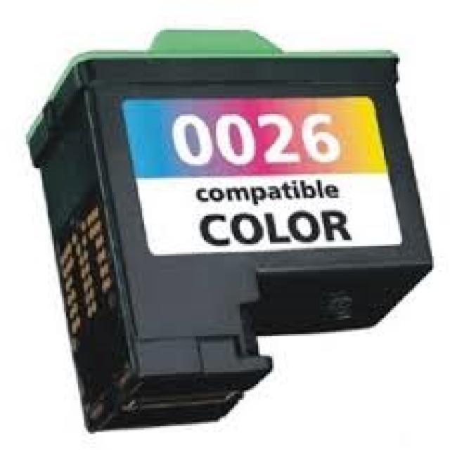 Cartucho alternativo lexmark 26 color