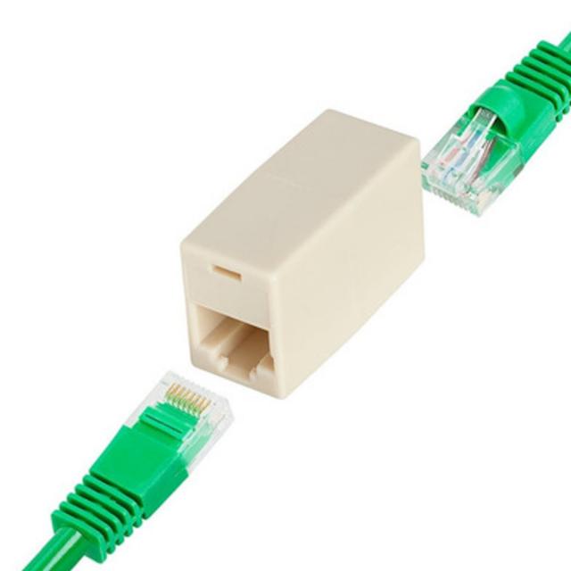 Adaptador Rj45 hembra a Rj45 hembra